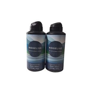 Ridgeline Men's Bath & Body Works Discontinued Rare 2pcs‎ Bundle of Body Spray